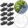 10x Zeltteppichclips Planen-Klammer Planenspanner Abdeckplane Vorzelt Clips Zelt
