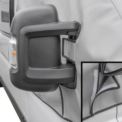 AS Frontscheibenabdeckung für Fiat Ducato X290 ab 2014 Peugeot Boxer II und Citroën Jumper II – Perfekte Scheibenabdeckung für Wohnmobile Abdeckung zum Schutz vor Frost und Sonne Farbe grau AS