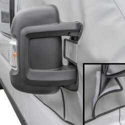 Frontscheibenabdeckung für Fiat Ducato X290 ab 2014 Peugeot Boxer II und Citroën Jumper II – Perfekte Scheibenabdeckung für Wohnmobile Abdeckung zum Schutz vor Frost und Sonne Farbe grau