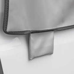 Frontscheibenabdeckung für Fiat Ducato X290 ab 2014 Peugeot Boxer II und Citroën Jumper II – Perfekte Scheibenabdeckung für Wohnmobile Abdeckung zum Schutz vor Frost und Sonne Farbe grau