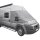 Frontscheibenabdeckung Sommer kompatibel mit Fiat Ducato X250, Peugeot Boxer, Citroën Jumper UV-Schutz Isolierung Grau
