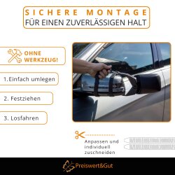 Spanngummi 2er Set für Wohnwagenspiegel zuschneidbar...