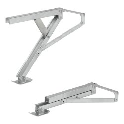 Kurbelstütze 600kg 477x195x460 links vorne oder rechts hinten kippbar Wohnwagen