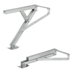 Kurbelstütze für links vorne oder rechts hinten statisch 600kg Anhänger Wohnwagen