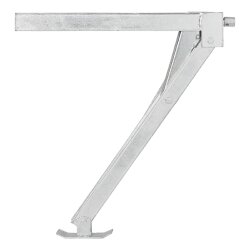 2x Stützen Höhenverstellbar L & R 600kg je Stück Wohnwagen Stützen 477x195 Höhe 460mm auch für Anhänger geeignet Top Gadgets mit Trapezgewinde Nivellierstütze