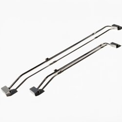 2x Flachplanenbügel für Anhänger – verstellbare Planenbügel für Flachplane 152–220 cm – Metall Bügel 2,5 mm – Anhänger Planenbügel – Stützstange für Anhängerplane