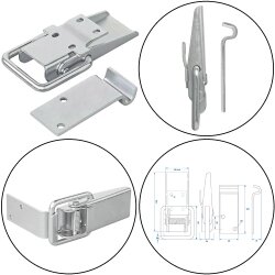 Spannverschluss Stahl Exzenterverschluss Hebelverschluss...