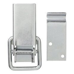 Spannverschluss Stahl Exzenterverschluss Hebelverschluss 140x7mm Anhänger 2025