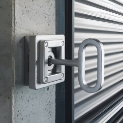 Vierkantschlüssel 2er Set 7 bis 10 mm aus Stahl 12,8 cm lang robust ergonomisch für Anhängerklappen Torverschlüsse Reparaturen universeller 4 Kant Steckschlüssel für Werkstatt Haushalt Fahrzeug