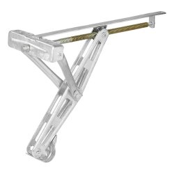 Höhenverstellbare Nivellierstützen 2 Stück für Wohnwagen Wohnmobile & Anhänger 1100 kg mit Trapezgewinde aus verzinktem Stahl