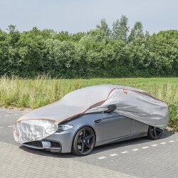 Autoabdeckung Hagelschutz 540x175x120 cm Neopren 5 mm Lackschutz UV beständig Winter Schutzplane mit Gummiband Schnellverschluss Hagelschutzgarage Kategorie II