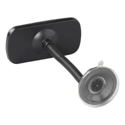 Zusatzspiegel Auto universal konvexer Innenspiegel mit Flexarm 12 cm Saugnapf Ø5,5 cm Rückspiegel Erweiterung für Fahrschule Babybeobachtung 11x5 cm 1 Stück