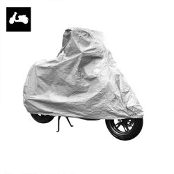 Motorrad Schutzhülle wasserdicht PEVA Rollerabdeckung 246x104x127 cm universal wetterfest Schutz vor Regen Schnee Wind Eis inklusive Aufbewahrungstasche 1 Stück