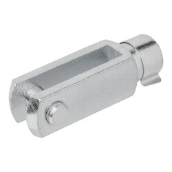 Gabelkopf Befestigung Bremsseil Anhänger M10 71mm kompatibel Knott ALKO Peitz