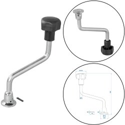 Hebel für Stützrad 48 mm aus Stahl mit...