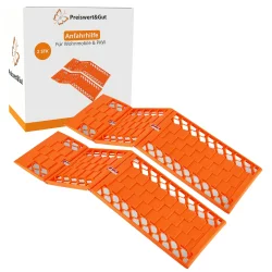 Anfahrhilfe 2er Set Sandbleche Offroad 60x30 cm faltbar...