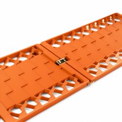 Sandbleche 2er Set 3 Tonnen Anfahrhilfe 60 cm faltbar 30 cm Offroad Sandboards für Wohnmobil PKW Schnee Sand Matsch in Orange Traktionshilfe robust strapazierfähig 17,5 cm breit Preiswert Gut