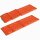 Anfahrhilfe 2er Set Sandbleche Offroad 60x30 cm faltbar bis 3t Traktionshilfe Schnee Sand Matsch Orange für PKW Wohnmobil Camper Transporter