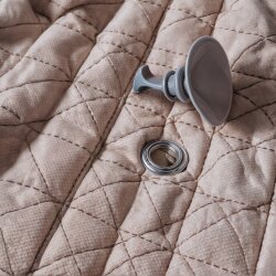 16× Saugnäpfe PVC grau Ø4,4cm 2,9cm für Thermomatte Wohnmobil Fenster Frontscheibenabdeckung Glas Spiegel Fliesen mit Rutschverhinderer Innen