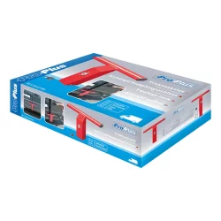 Diebstahlsicherung Stahl 41x25,7x12cm Rot für Kofferraum & Transporter kompatibel Schiebetüren 1 Stück