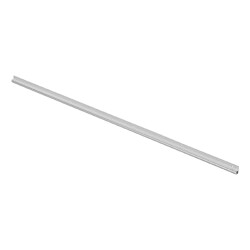 3STK Kederschiene 7-9 mm Alu silber 180 Grad Winkelprofil Kederleiste 100 cm mit Schrauben