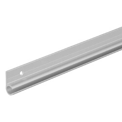 3STK Kederschiene 7-9 mm Alu silber eloxiert 90 Grad Kederleiste 100 x 2,7cm mit Schrauben