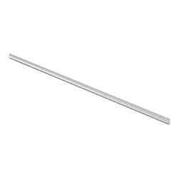 3STK Kederschiene 7-9 mm Alu silber eloxiert 90 Grad Kederleiste 100 x 2,7cm mit Schrauben