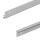 3STK Kederschiene 7-9 mm Alu silber eloxiert 90 Grad Kederleiste 100 x 2,7cm mit Schrauben