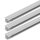 3STK Kederschiene 1,2Meter Alu silber 90 Grad Kederleiste Durchmesser 9 mm