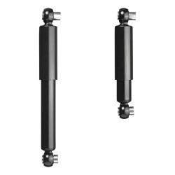 Stoßdämpfer 1300–1800 kg schwarz 2 Stück – Anhänger und Wohnwagen Stoßdämpfer Set – CC 250–380 – Robuste Dämpfer für stabile Fahrt und längere Lebensdauer – passend für Trailer und Nutzfahrzeuge