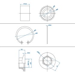 Radlager für Anhänger Kompaktlager 30/60x37mm kompatibel für Knott oder ALKO