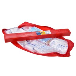 Erste Hilfe Set Auto 44-teilig – STVZO Notfalltasche mit Warndreieck & Masken – KFZ Sicherheitsset