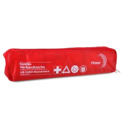 Erste Hilfe Set Auto 44-teilig – STVZO Notfalltasche mit Warndreieck & Masken – KFZ Sicherheitsset