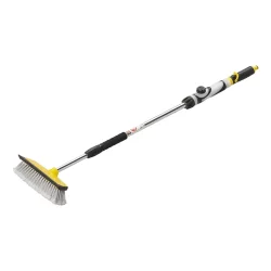 Waschbürste Teleskop 92–150 cm – Reinigungsbürste mit Wischer & Seifenspender – ideal für LKW, Wohnmobil, Auto & Caravan – stabile Teleskopstange für gründliche Fahrzeugwäsche