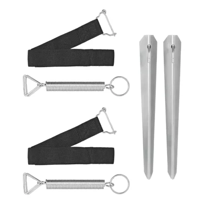 Sturmsicherungs-Set 2 × 3,5 m – Abspannbänder für Vorzelt & Markise – Camping Sturmbänder wetterfest & langlebig