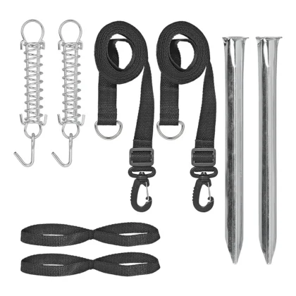 Sturmbänder für Vorzelte Markise auch für Tunnel- und Kuppelzelte 2x3M Universal