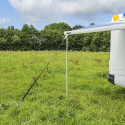 Sturmsicherungs-Set 8-teilig – Sturmbänder mit Keder, Federn & Klammern – Sturmschutz für Camping, Vorzelt & Markise – Outdoor