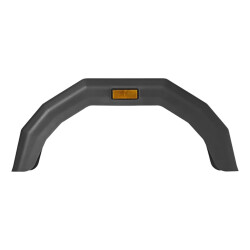 2x Kotflügel Anhänger 805x203x325 mm eckig Radkasten für 14 Zoll Rad - Kunststoff mit Reflektor - Stoßfest - elastisch