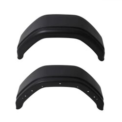 2x Kotflügel Anhänger 750x220x330mm mm eckig Radkasten für 14 Zoll Rad - Kunststoff - Modell 2275 - Stoßfest - Schutzblech für Anhänger