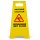 Schild Vorsicht Rutschgefahr Aufsteller ca Höhe 60 cm Warnschild Gelb