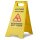 Schild Vorsicht Rutschgefahr Aufsteller ca Höhe 60 cm Warnschild Gelb