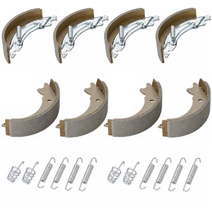 8x Bremsbeläge Anhänger 200x50 Bremsbacken kompatibel für Knott
