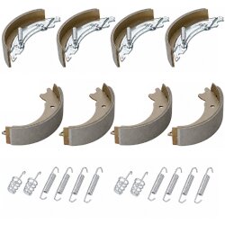8x Bremsbeläge Anhänger 200x50 Bremsbacken kompatibel für Knott