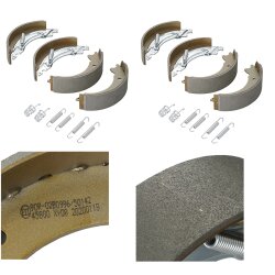 8x Bremsbeläge Anhänger 200x50 Bremsbacken kompatibel für Knott