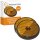 2x Reflektoren Rund Orange Ø60 mm – Rückstrahler E4 Reflektor für Anhänger und Wohnwagen Schraubloch Ø5mm Katzenaugen