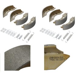 Anhänger Bremsbacken 200 × 50 mm – Bremsbeläge Set 2 Stück – Ersatzteile kompatibel für AL-KO 2050 2051 – Trommelbremsen hochwertig & passgenau