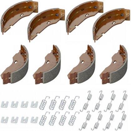 8x Bremsbeläge Anhänger 160x35 Bremsbacken kompatibel Knott 1635 1636 1637