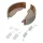 8x Bremsbeläge Anhänger 160x35 Bremsbacken kompatibel Knott 1635 1636 1637