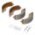 8x Bremsbeläge Anhänger 230x60 Bremsbacken kompatibel Alko 2360 2361