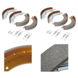 8x Bremsbeläge Anhänger 250x40 Bremsbacken kompatibel Knott 25-2025/1